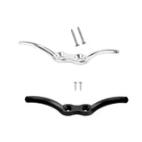 Maxbell Stainless Steel Rope Cleat with Screws Marine Hardware for Yacht Kayak Canoe Silver