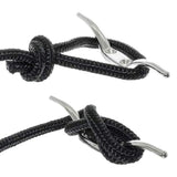 Maxbell Stainless Steel Rope Cleat with Screws Marine Hardware for Yacht Kayak Canoe Silver
