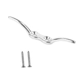 Maxbell Stainless Steel Rope Cleat with Screws Marine Hardware for Yacht Kayak Canoe Silver