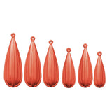 Maxbell Maxbell Fishing Practice Plugs Wear Resistant Casting Plugs for Playground Yard Lawn Orange 6pcs