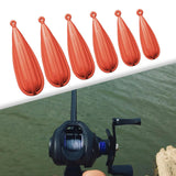 Maxbell Maxbell Fishing Practice Plugs Wear Resistant Casting Plugs for Playground Yard Lawn Orange 6pcs