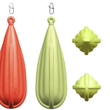 Maxbell Fishing Practice Plugs Wear Resistant Casting Plugs for Playground Yard Lawn Green 5pcs