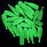 Maxbell Fishing Practice Plugs Wear Resistant Casting Plugs for Playground Yard Lawn Green 5pcs