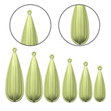 Maxbell Fishing Practice Plugs Wear Resistant Casting Plugs for Playground Yard Lawn Green 6pcs