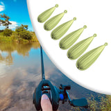 Maxbell Fishing Practice Plugs Wear Resistant Casting Plugs for Playground Yard Lawn Green 6pcs