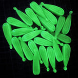Maxbell Fishing Practice Plugs Wear Resistant Casting Plugs for Playground Yard Lawn Green 6pcs