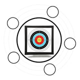 Maxbell Maxbell EVA Arrow Target High Density Indoor Outdoor Square Backyard Adults Portable