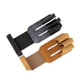 Maxbell Sports Glove Three Finger Protector Breathable Soft Adults Ambidextrous Wear Brown