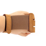 Maxbell Sports Glove Three Finger Protector Breathable Soft Adults Ambidextrous Wear Brown