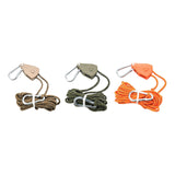 Maxbell Ratchet Pulley Rope Hanger Canopy Pulley Regulator Professional Cord Lanyard 4m Khaki