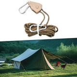 Maxbell Ratchet Pulley Rope Hanger Canopy Pulley Regulator Professional Cord Lanyard 4m Khaki