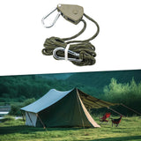 Maxbell Ratchet Pulley Rope Hanger Canopy Pulley Regulator Professional Cord Lanyard 4m Green