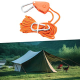 Maxbell Ratchet Pulley Rope Hanger Canopy Pulley Regulator Professional Cord Lanyard 5m Orange