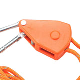 Maxbell Ratchet Pulley Rope Hanger Canopy Pulley Regulator Professional Cord Lanyard 5m Orange