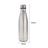 Maxbell Stainless Steel Water Bottle Hidden 750ml Capacity for Travel Office Fitness
