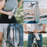 Maxbell Stainless Steel Water Bottle Hidden 750ml Capacity for Travel Office Fitness