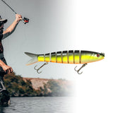 Maxbell Bass Fishing Lure Multi Jointed Fish Tool Lifelike Supplies Artificial Lures Style A