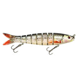 Maxbell Bass Fishing Lure Multi Jointed Fish Tool Lifelike Supplies Artificial Lures Style B