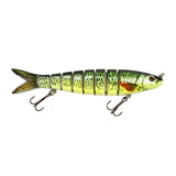 Maxbell Maxbell Bass Fishing Lure Multi Jointed Fish Tool Lifelike Supplies Artificial Lures Style C