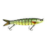 Maxbell Maxbell Bass Fishing Lure Multi Jointed Fish Tool Lifelike Supplies Artificial Lures Style C
