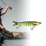 Maxbell Maxbell Bass Fishing Lure Multi Jointed Fish Tool Lifelike Supplies Artificial Lures Style C