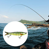 Maxbell Maxbell Bass Fishing Lure Multi Jointed Fish Tool Lifelike Supplies Artificial Lures Style C