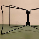 Maxbell Foldable Cooler Stand Outdoor Supplies Portable Home Suitcase Rack M Black