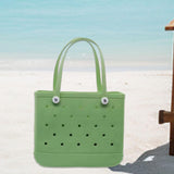 Maxbell Beach Bag Summer Supplies Waterproof Portable Storage Bag Sport Basket Green