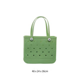 Maxbell Beach Bag Summer Supplies Waterproof Portable Storage Bag Sport Basket Green