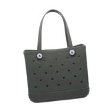Maxbell Beach Bag Summer Supplies Waterproof Portable Storage Bag Sport Basket Grey