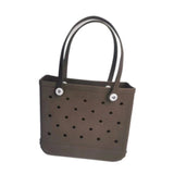 Maxbell Beach Bag Summer Supplies Waterproof Portable Storage Bag Sport Basket Brown