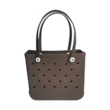Maxbell Beach Bag Summer Supplies Waterproof Portable Storage Bag Sport Basket Brown