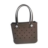 Maxbell Beach Bag Summer Supplies Waterproof Portable Storage Bag Sport Basket Brown