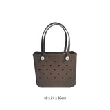 Maxbell Beach Bag Summer Supplies Waterproof Portable Storage Bag Sport Basket Brown