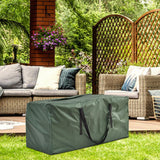 Maxbell Outdoor Furniture Cushion Storage Bag Zippered for Garden Pillows Home Patio 173x76x51cm