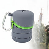 Maxbell Fishing Microtrash Container Folded for Outdoor Activities Father's Day Gift Grey