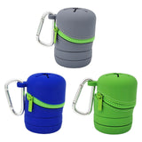 Maxbell Fishing Microtrash Container Folded for Outdoor Activities Father's Day Gift Grey