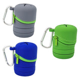 Maxbell Fishing Microtrash Container Folded for Outdoor Activities Father's Day Gift Grey