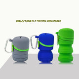 Maxbell Fishing Microtrash Container Folded for Outdoor Activities Father's Day Gift Grey