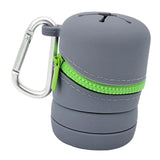 Maxbell Fishing Microtrash Container Folded for Outdoor Activities Father's Day Gift Grey