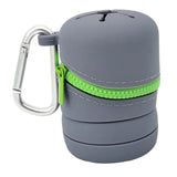 Maxbell Fishing Microtrash Container Folded for Outdoor Activities Father's Day Gift Grey