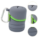 Maxbell Fishing Microtrash Container Folded for Outdoor Activities Father's Day Gift Grey