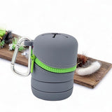 Maxbell Fishing Microtrash Container Folded for Outdoor Activities Father's Day Gift Grey