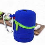 Maxbell Fishing Microtrash Container Folded for Outdoor Activities Father's Day Gift Blue