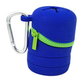 Maxbell Fishing Microtrash Container Folded for Outdoor Activities Father's Day Gift Blue