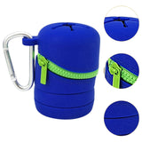 Maxbell Fishing Microtrash Container Folded for Outdoor Activities Father's Day Gift Blue