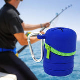 Maxbell Fishing Microtrash Container Folded for Outdoor Activities Father's Day Gift Blue