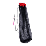 Maxbell Fishing Net Bag Fish Net Bag Portable Width 60cm, Length 150cm Mesh Baits Bag red