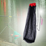 Maxbell Fishing Net Bag Fish Net Bag Portable Width 60cm, Length 150cm Mesh Baits Bag red