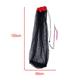 Maxbell Fishing Net Bag Fish Net Bag Portable Width 60cm, Length 150cm Mesh Baits Bag red